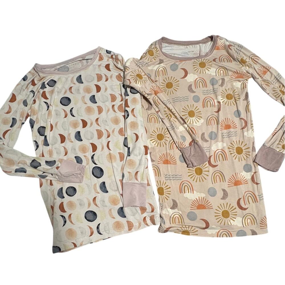 Little Sleepies Pajama Tops Bundle 12/14 Bamboo